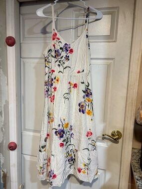 Old Navy Cream Smocked Cami Top dress